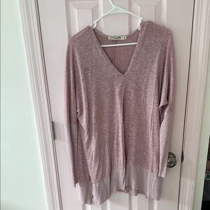 Brandy Melville look alike Pink V-Neck Sweater